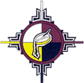 A stylized image of the logo for the native american church.